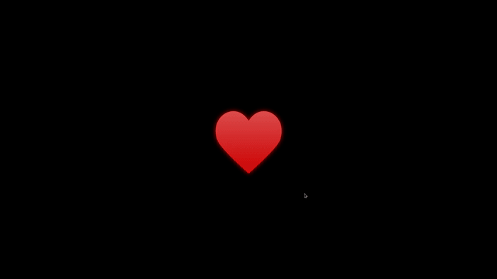 Animated heart with realistic heartbeat and hover effect, built with pure CSS